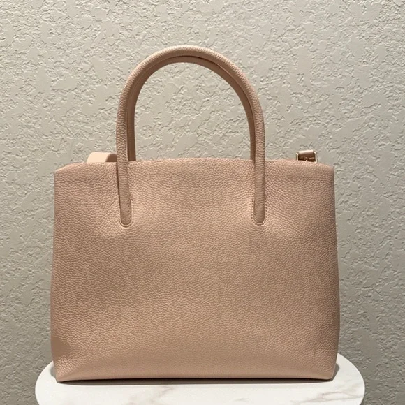 Kate Spade Large Madison Ave.Pebbled Leather Tote in Light Blush - Picture 5 of 13